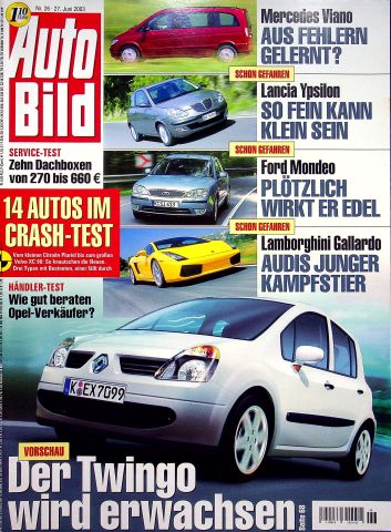 Deckblatt Auto Bild (26/2003)
